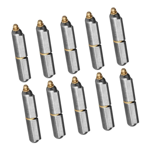 10 Pack Weldable Hinge With Grease Zerk 6 Inch Stainless Steel Heavy Duty Weld On Hinges For Gates Trailers Trucks BBQ Smokers
