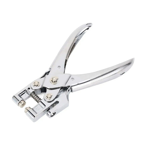 Beefy Single Hole Puncher For Paper Crafts And Office Use Handheld Punching Tool With 5mm Die Sturdy Metal Construction