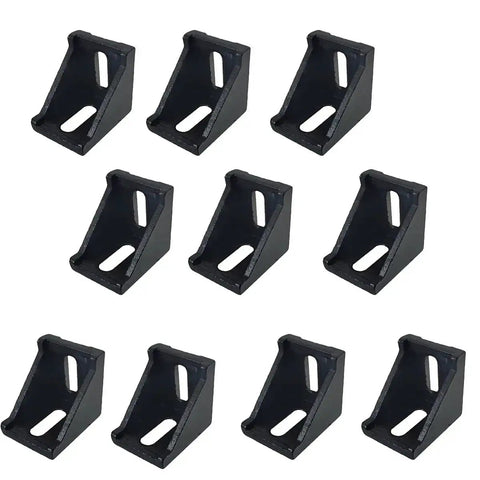 10 Pack Inside Corner Bracket Gusset For 3030 Aluminum Extrusion Profile With 8 mm Slot