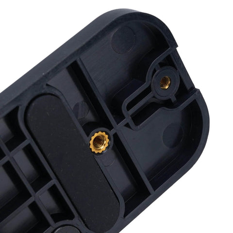 Close-up of durable plastic back plate from Anti-Theft Doorbell Mounting Bracket Kit for Video Doorbell Installation and Office Entryway Security.