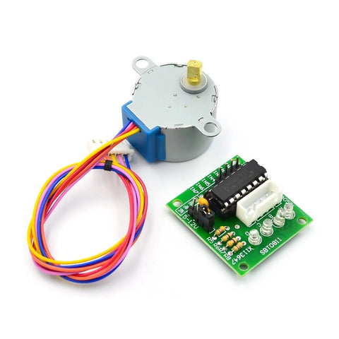 WWZMDiB 28BYJ-48 5V stepper motor with ULN2003 driver board kit and colorful wiring for Arduino Raspberry Pi