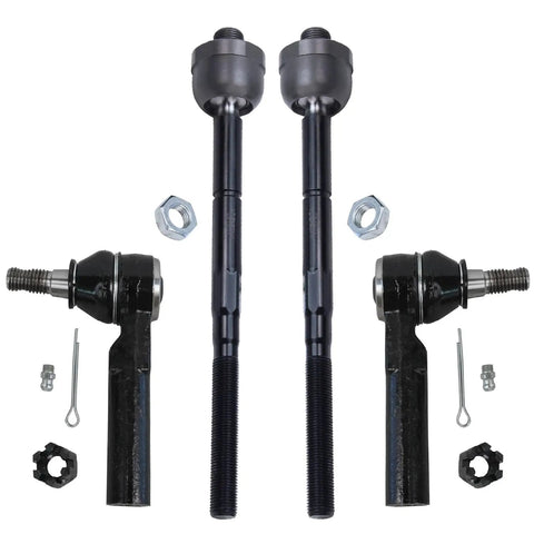 2WD Front Wheel Bearing Hub Kit For Chevy Colorado GMC Canyon Isuzu I 280 with inner and outer tie rods and nuts visible