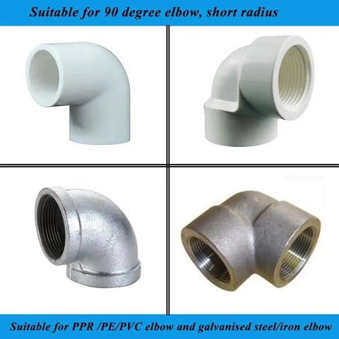 Pipe Repair Clamp For Three Quarter Inch Pipe Elbow Fits 1 OD Pipes And Works With 90 Degree Elbows Leak Sealer For PPR PE And Iron Pipes