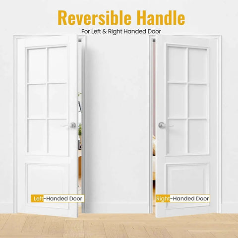 Knurled Brushed Gold Dummy Door Lever For Interior Doors Anti Slip Pull Only No Turn Heavy Duty Reversible handle demonstration