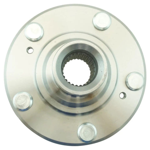 Top view of a wheel hub from 2 Piece Front Wheel Bearing And Hub Kit For 2006 2011 Honda Civic Direct Fit Replacement Durable Wheel Hubs And Bearings Easy Install For DIY Auto Repair