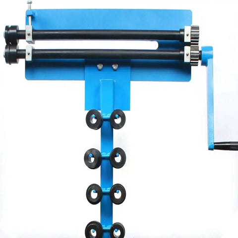 Heavy Duty Sheet Metal Bead Roller Machine With 6 Die Sets Rotary Beading Bender For 1.2 mm 18 Gauge Steel 457 mm Throat Depth