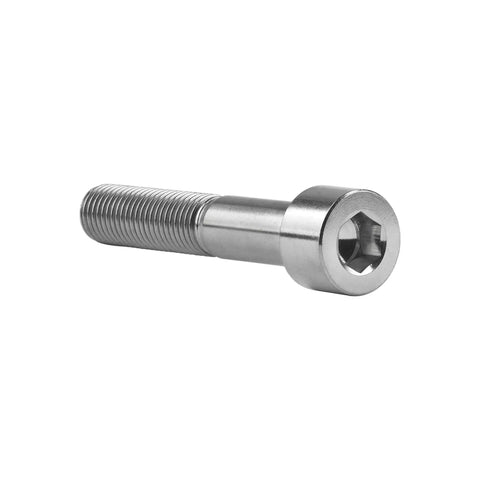 Premium Titanium Cap Socket Head Bolt M10x55mm 6Al4V DIN 912, side view showing threaded shaft and 16mm head, for CNC and bikes.
