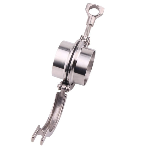 DERNORD stainless steel 2-inch tri-clamp assembly with FKM gasket and SUS304 sanitary ferrule