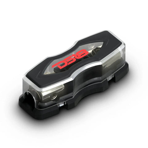 Square ANL Fuse Holder With 200 Amp Fuse Included For 0GA To 4GA Power Wiring Heavy Duty Car Audio Accessory Made In USA
