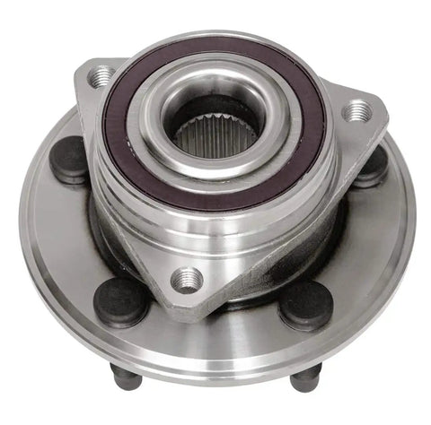 Solid Front Wheel Hub And Bearing Assembly 5 Lug Fits Buick LaCrosse Regal Cadillac XTS Malibu Equinox GMC Terrain Saab Nine Five Premium ISO Certified Replacement