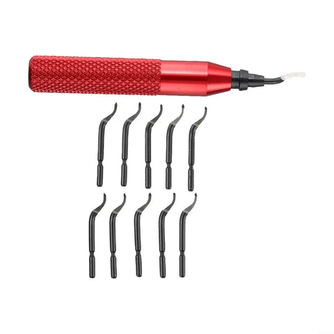 Versatile RB3000 Deburring Tool Set With 10 BK3010 HSS Blades For CNC Machining And 3D Printing Finishing On Steel Aluminum Wood
