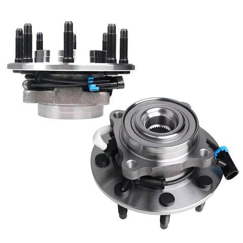 Front Wheel Bearing And Hub Assembly For 2001 To 2007 Chevy Silverado 1500 HD 3500 Avalanche Suburban 2500 And GMC Sierra 1500HD 2500HD 3500