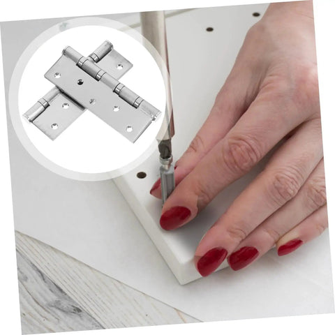 Heavy Duty Stainless Steel Door Hinges With Ball Bearings For Exterior Use, DIY installation demonstration