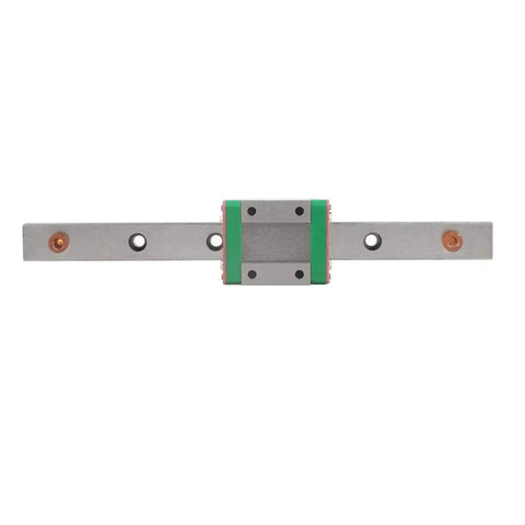 9mm Linear Rail Kit With Mini Bearing Steel Rail And Slide Block, 150mm Length Option, Rock Solid Four Point Design For Load In Any Direction