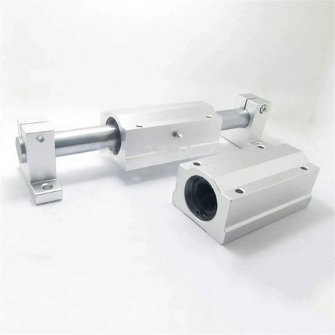 2 Pack Linear Motion Bearing Slides Set SCS8LUU Through SCS20LUU For CNC Parts And 3D Printer Upgrades, smooth and precise motion.