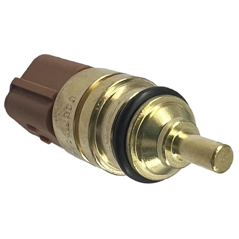 Bolt-On Coolant Temperature Sensor TX191 39220-38010 Compatible With Hyundai vehicles 2011-2017, brass body close-up view