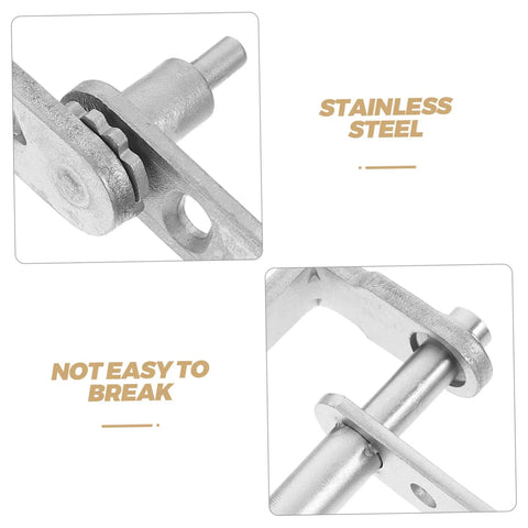 Close-up of Invisible Stainless Steel Hinges for Secret Doors and Hidden Entries, showcasing sleek pivot design and durable material.