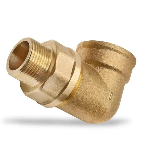 Brass Adapter Three Quarters Inch Male To One Inch Female NPT Pipe Fitting Corrosion Resistant And High Temperature Safe Reliable Connection