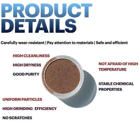 Top view of Garnet Sand Blasting Media 100 Grit For Blasting And Waterjet Cutting 55 Lbs Pro Grade Abrasive Garnet Sand with text details.