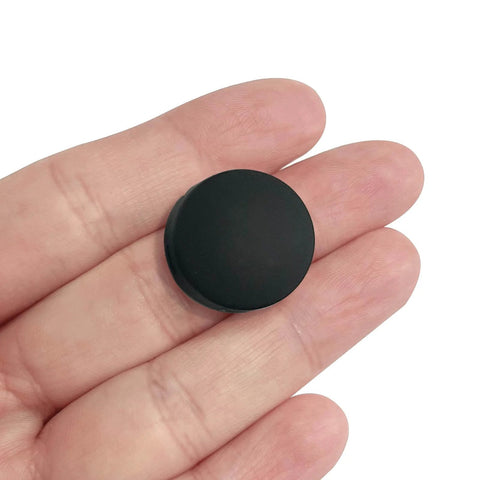 Close-up of a replacement doorbell button in hand, part of the 4 Pack Doorbell Button Replacement For Pro And Peephole Cameras.
