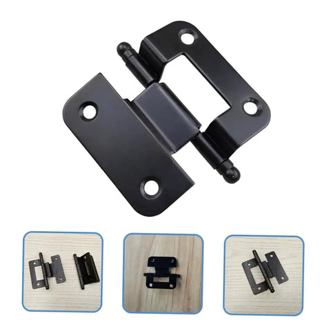 Durable Iron Kitchen Cabinet Door Hinges For Home Furniture Cupboards Self Closing Concealed Hinges With High Load Bearing Capacity