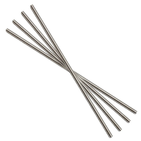 4 Pack 5/16 Inch 304 Stainless Fully Threaded Rods 12 Inch Right Hand Threads