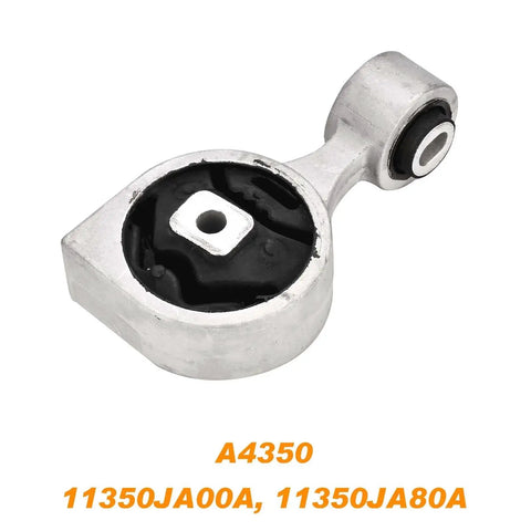 Nissan Altima 2.5L Engine Motor Mount A4350 for 2007-2017 transmission, direct fit vibration dampening, metal and rubber material.