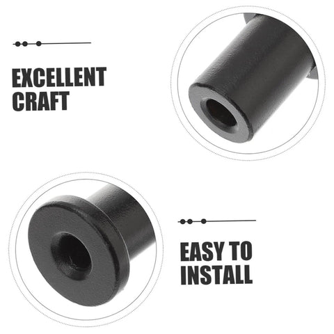 Close-up of Durable Carbon Steel Barn Door Stopper And Sliding Track Spacer Set showing construction details and finish.