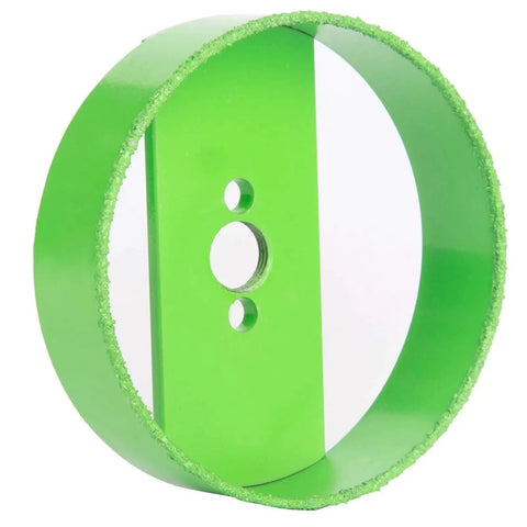 4 1/8 Inch Carbide Hole Saw For Recessed Lights With Continuous Rim Cuts Plaster And Drywall Cleanly In Ceilings 1/2 Inch Shank