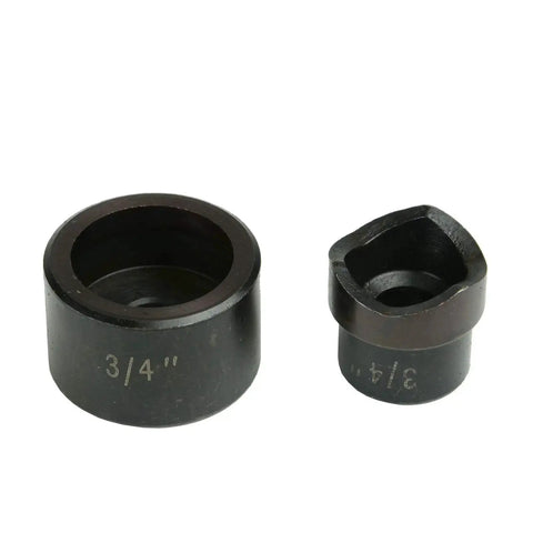 3/4 Inch Conduit Punch And Die Set For Hydraulic Knockout Driver Pro Grade Heavy Duty 1.05 Inch Hole 9 Ton Punching Capacity