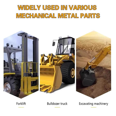 Forklift, bulldozer truck, and excavating machinery for mechanical metal parts usage