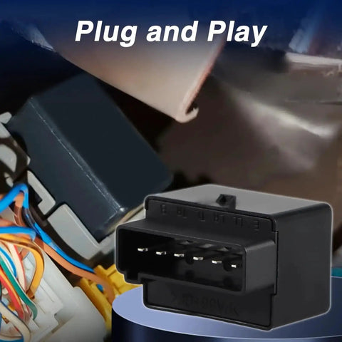 Bearings Canada LED flasher relay, six-pin black replacement module for Honda/Acura turn signals and hazard lights.