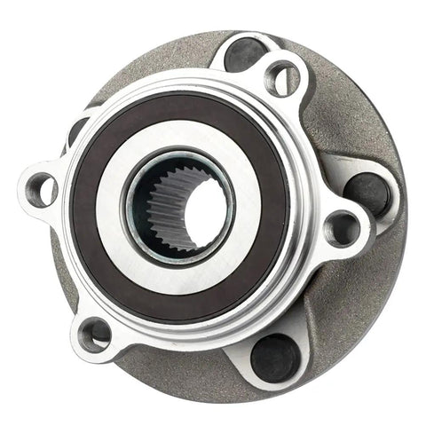 Front Wheel Hub Bearing Assembly For Mazda 3 2014-2018 And Mazda CX-3 2016-2019, 5 Lug, ABS Included, close-up view