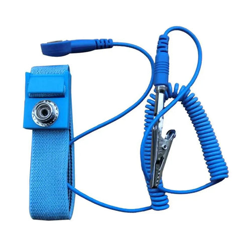 Must Have Anti Static Wrist Strap ESD Kit With Clip Grounding For Electronics Work, adjustable wrist strap with alligator clip