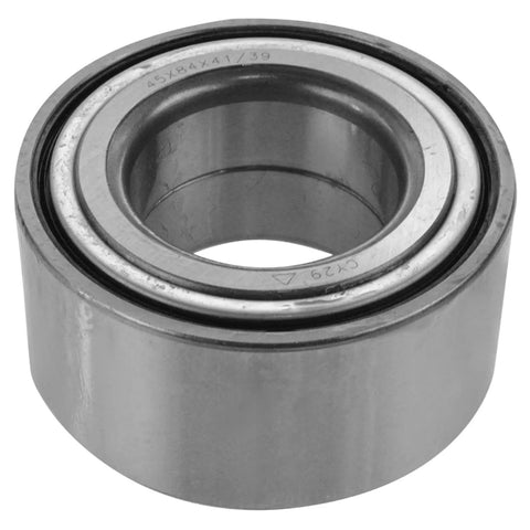 Front view of metal bearing from 2 Piece Front Wheel Bearing And Hub Kit Direct Fit For 2012 2014 Hyundai Azera 2006 2013 Sonata And 2014 Kia Sportage