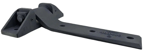 Heavy Duty Strap Hinge Built Tough for Commercial Doors Left Hinge 6 Way Adjustable Extra Heavy Weight Industrial Grade Hardware Gray Finish