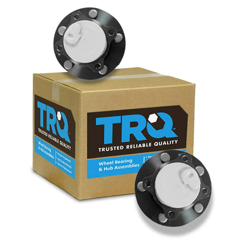 Rear Wheel Bearing And Hub Assembly Kit For Mazda 3 And Mazda 5 Two Piece Set showing parts and packaging