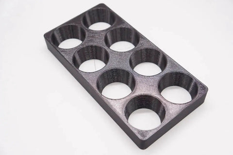 Storage Organizer Rack Tray For ER40 Collet CNC Milling Chuck Holder Lathe Ideal Workshop Tool Organizer, durable 3D printed composite tray