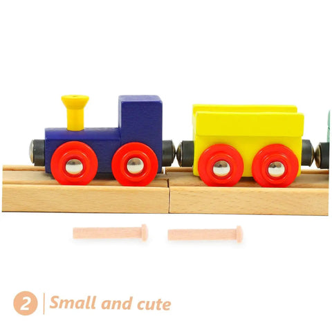 Solid Wood 20 Piece Miniature Nails Set For Crafts And Model Building alongside toy train wheels