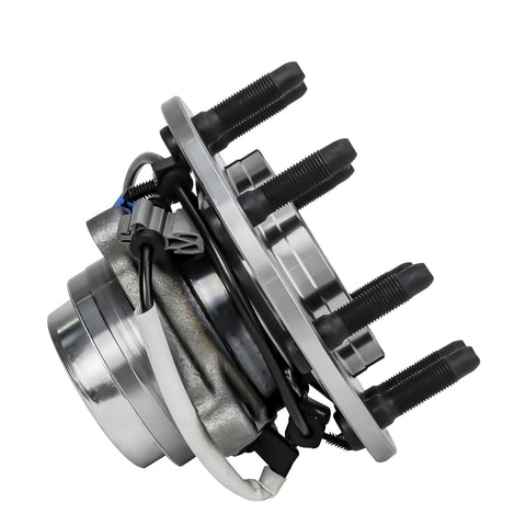 Side view of Front 2pc Wheel Bearing Hubs Kit for GMC Savana 2500 and Chevrolet Express 2500 3500 4500 RWD Vans with 8-bolt pattern.