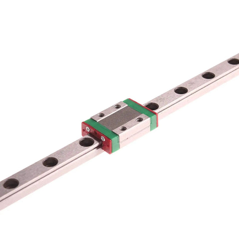 Pro Grade MGN12H 550mm Linear Guide Rail with Slide Block for 3D Printers and CNC Machines, rock solid aluminum rail system, chrome plated