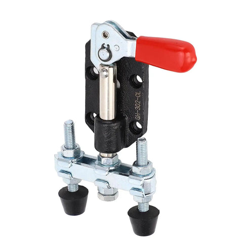 Push Pull Clamp Tool With Quick Toggle, 198 Lbs Clamping Force For Metal Plates And Circuit Boards, Multifunctional Grip, Front View