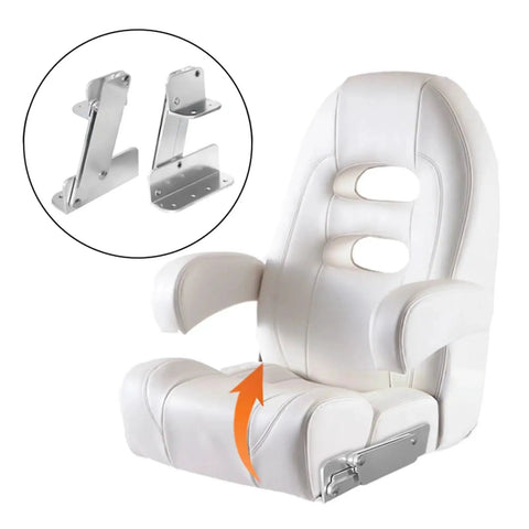 Foldable Boat Seat Hinge Aluminum Lightweight Design With 200kg Load Capacity For Marine Use Easy Install Featuring Quick Fold Mechanism Deploys In 3 Seconds And Tool Free Setup For Versatile Boat Layout For The Family Crew