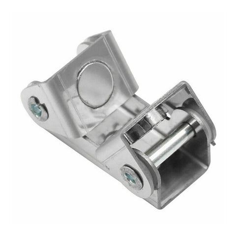 Close-up of a stainless steel component from a 4 Piece V Type Welding Clamps Set With Adjustable Jig Holder And V Pads For Welding And Soldering