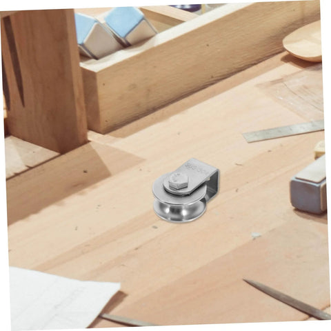 Stainless Steel Industrial Pulley Wheel For Cable Guide Roller Heavy Duty Beefy Roller Ideal For Door Track And Rolling Gate