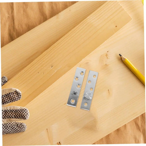 360 Degree Rotation Pivot Hinge Set 2 Pairs Heavy Duty Stainless Steel Concealed Door Hinge components on wooden surface