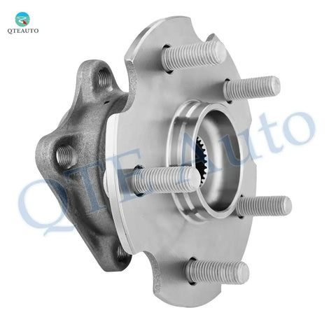 Side view of a wheel bearing hub from Set Of Four Front And Rear Wheel Bearing Hub Assemblies For 2006 2012 Toyota RAV4 4WD L4 Models