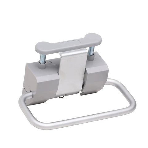 Hands-Free Foot Pedal Cabinet Opener For Frameless Cabinet Doors with metal foot pedal and under-cabinet design