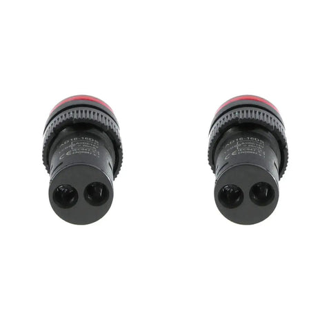Energy Saving LED Indicator Light 110V AC DC 20mA Red Panel Mount for 16mm Mounting Hole in Industrial Equipment