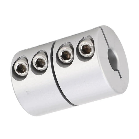 6mm to 16mm rigid shaft coupling for stepper motors and 3D printers, PA66 rubber damping connector with stainless steel housing